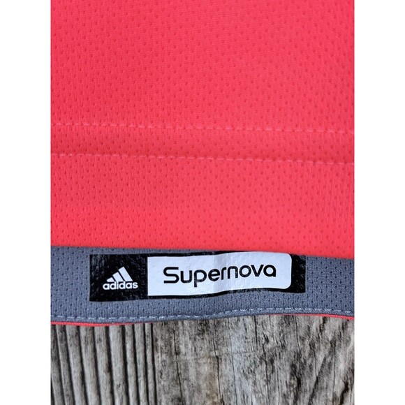 ADIDAS Supernova Women's Short Sleeve V-Neck Workout Athletic Shirt Size MED - Picture 5 of 13